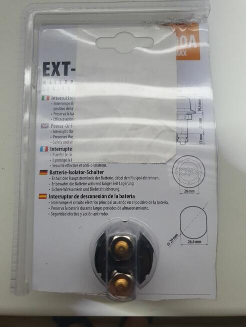 Wyłącznik zasilania ETX-11 akumlatora