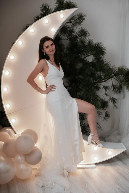 Święcący księżyc gigant dekoracja wynajem Lublin lubelskie