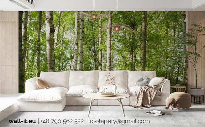 Bezpłatna wizualizacja dekoracji marki wall-it na ścianie