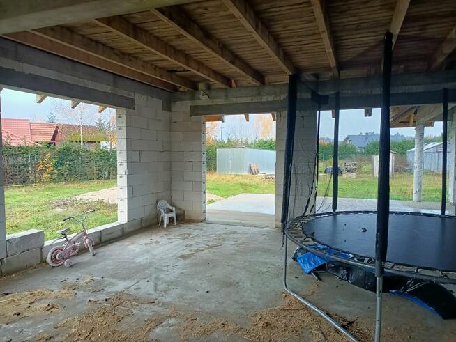 Działka z rozpoczętą budową domu Uściany Stare puszcza Piska