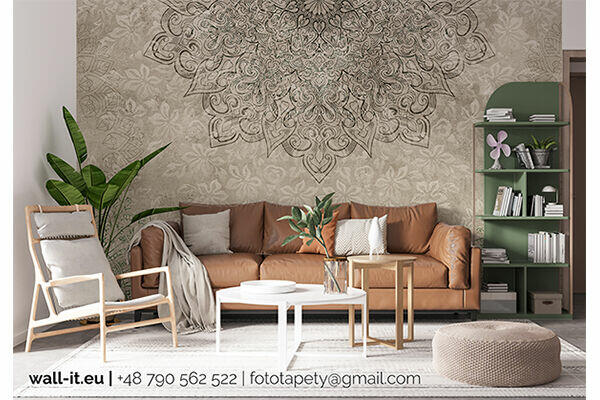 Bezpłatna wizualizacja dekoracji marki wall-it na ścianie