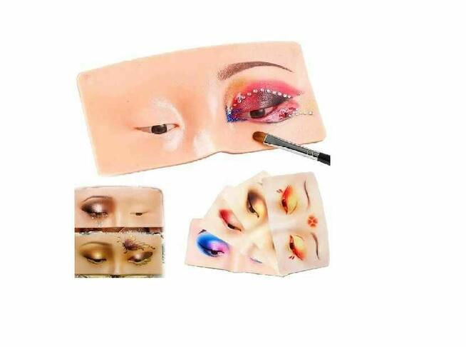 silikonowa tablica oczy brwi oczy do malowania szkolenie nauka