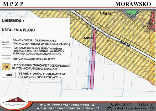 Sprzedam ładną działkę w Morawsku!