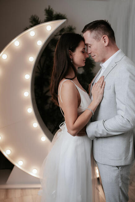 Święcący księżyc gigant dekoracja wynajem Lublin lubelskie