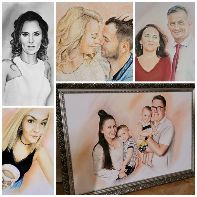 Portrety na zamówienie ze zdjęcia