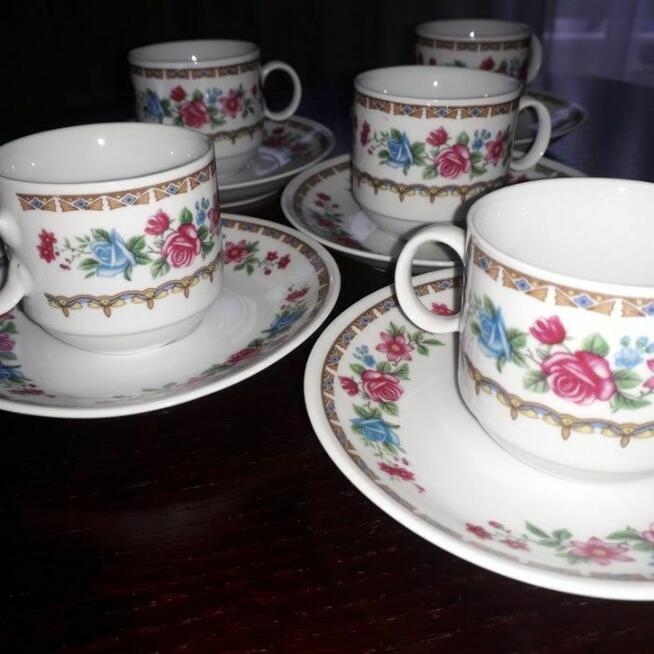chińska porcelana, sześć filiżanek