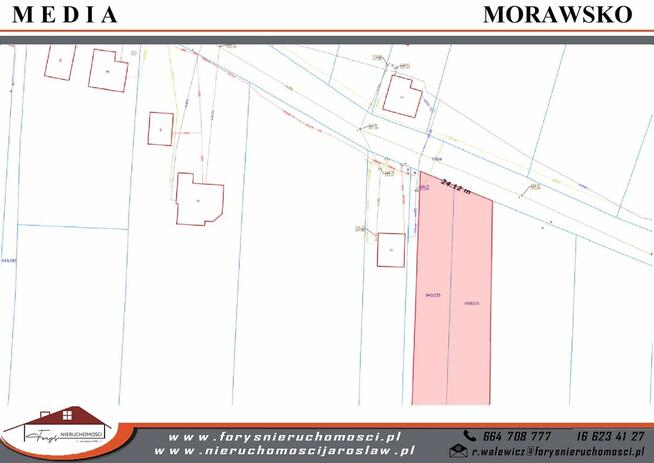 Sprzedam ładną działkę w Morawsku!