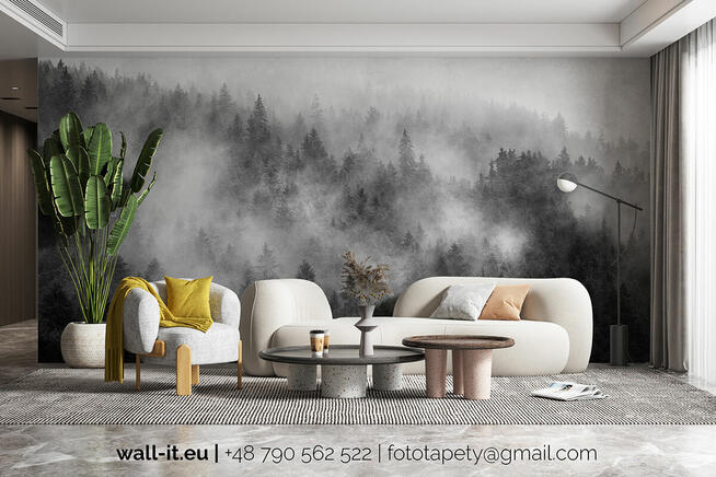 Bezpłatna wizualizacja dekoracji marki wall-it na ścianie