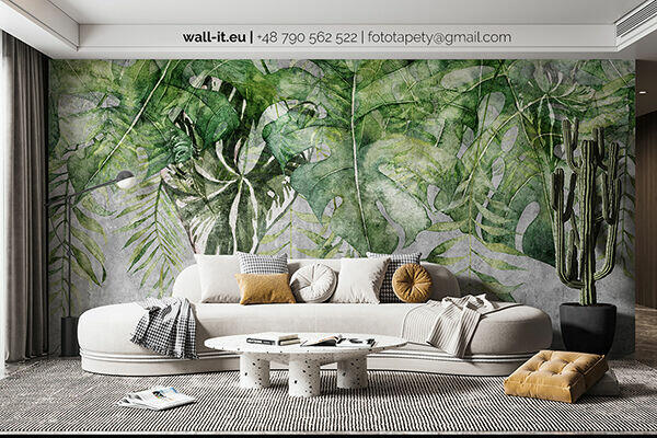 Bezpłatna wizualizacja dekoracji marki wall-it na ścianie