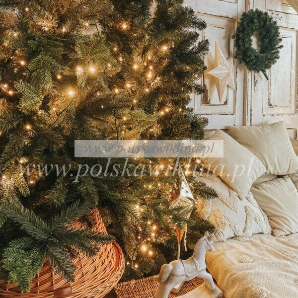 Osłona wiklinowa na stojak pod choinkę 70 cm Kraków