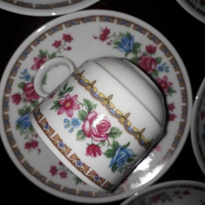 chińska porcelana, sześć filiżanek