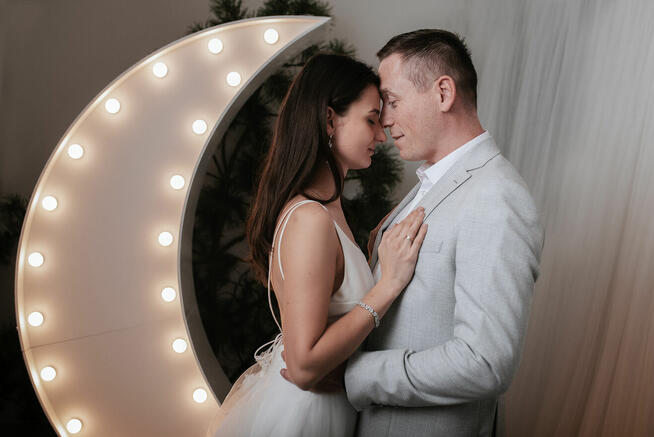 Święcący księżyc gigant dekoracja wynajem Lublin lubelskie