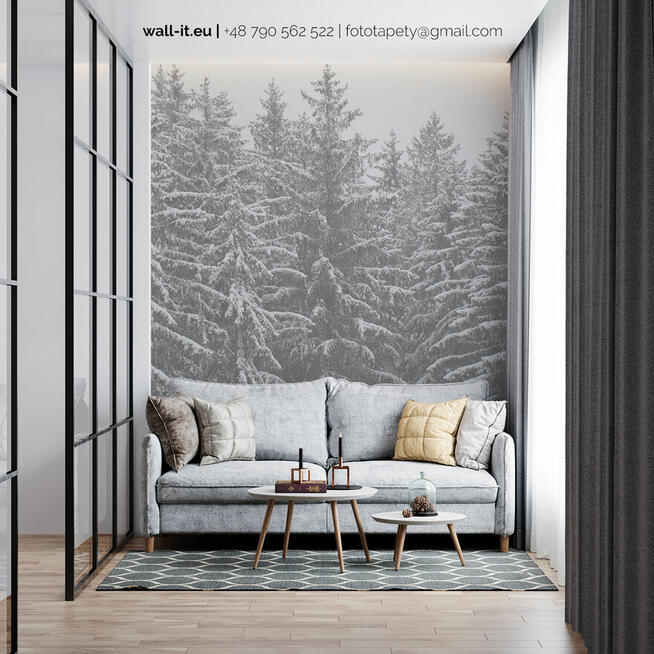 Bezpłatna wizualizacja dekoracji marki wall-it na ścianie