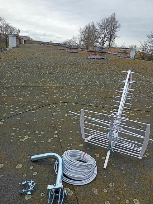 Montaż ustawianie anten , kamery, domofony sieci LAN