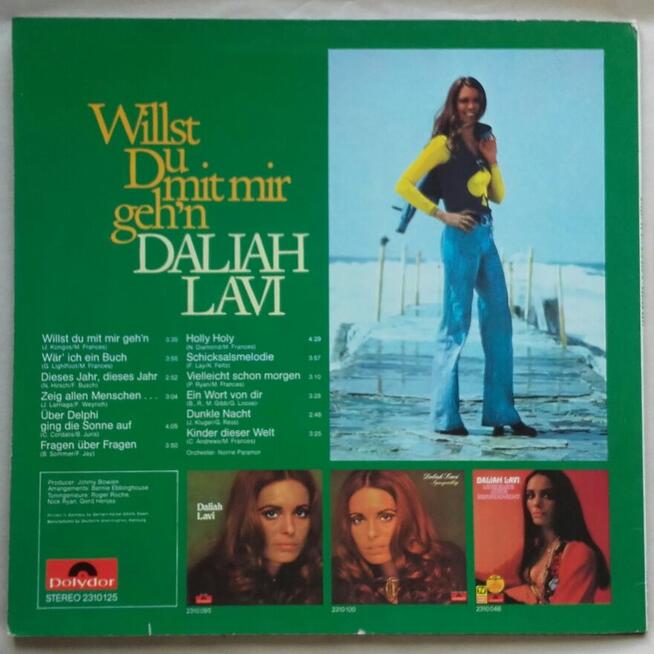 Daliah Lavi śpiewa. płyta winylowa 1971 r.