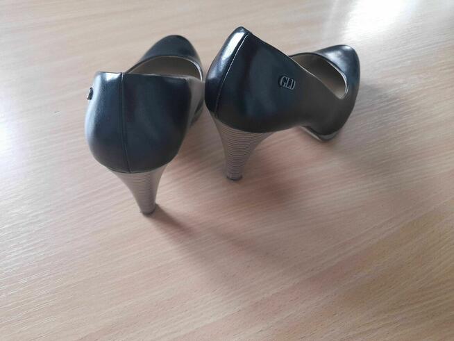 Czarne szpilki 10 cm eco skóra Graceland r. 40
