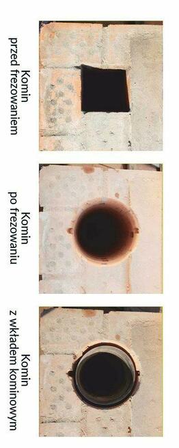 Frezowanie / Rozwiercanie Przewodów Kominowych