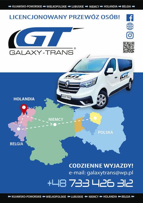 Przewóz Osób Polska-Niemcy-Holandia