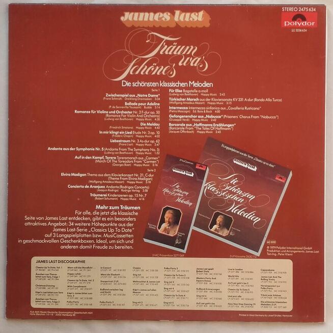 James Last i muzyka klasyczna, winyl 1979 r.