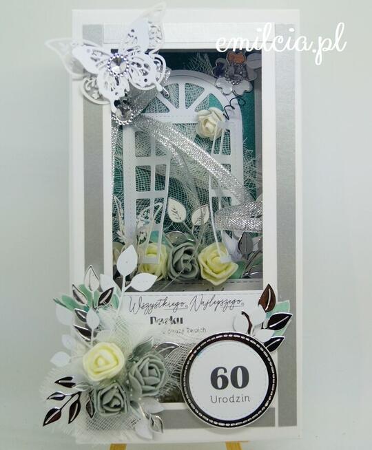 Kartka z życzeniami w pudełku z okazji 40 urodzin