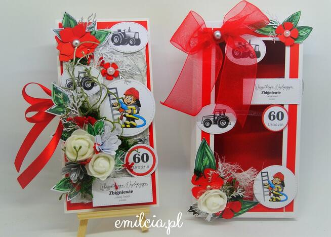 Kartka z życzeniami w pudełku z okazji 40 urodzin