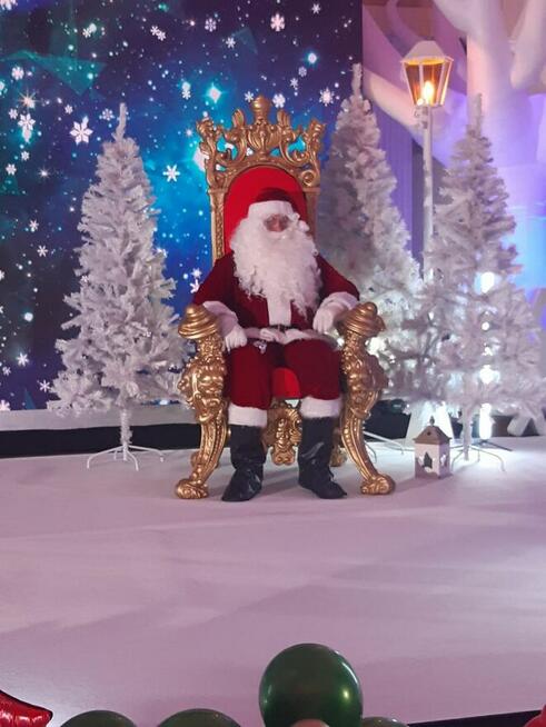 Animatorzy Elfy Śnieżynki wynajem Św. Mikołaja tronu