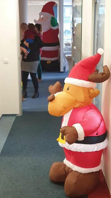 Animatorzy Elfy Śnieżynki wynajem Św. Mikołaja tronu