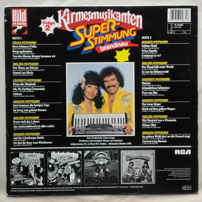 Muzyka akordeonowa, część druga, winyl 1984 r.