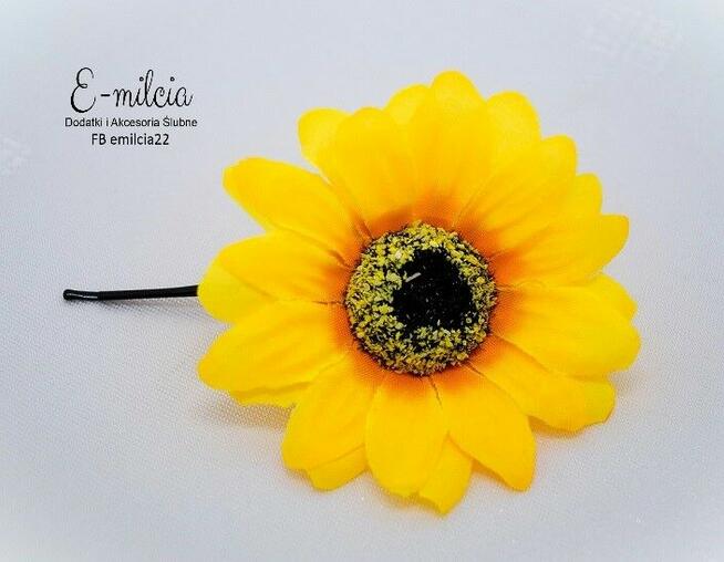 Wpinka, spinka, wsuwka Słoneczniki ozdoba do włosów