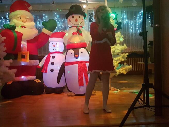 Animatorzy Elfy Śnieżynki wynajem Św. Mikołaja tronu