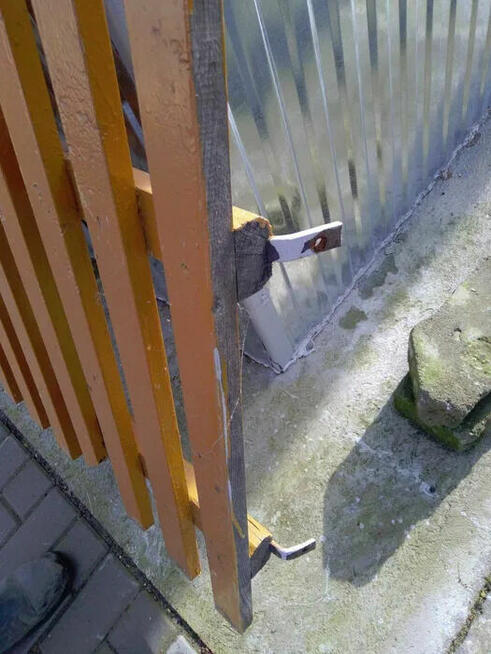 Płot przęsło dębowy dębowe dąb 3,7m 370cm