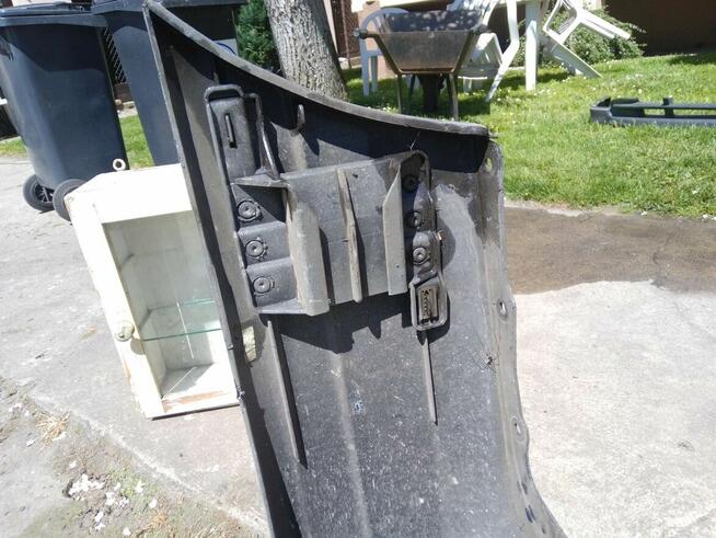 Zderzak przedni przód Hyundai Pony 1991 srebrny