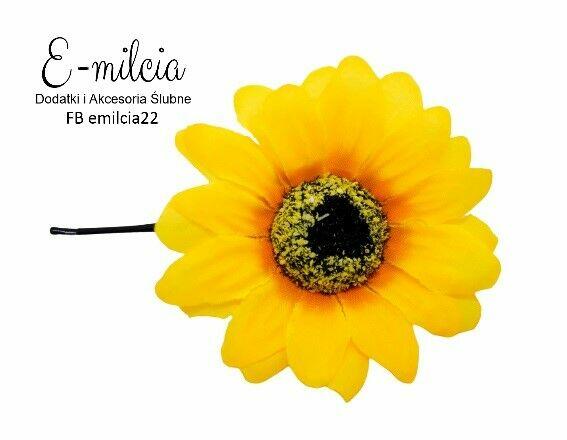 Wpinka, spinka, wsuwka Słoneczniki ozdoba do włosów