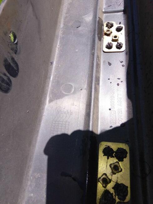 Zderzak przedni przód Hyundai Pony 1991 srebrny