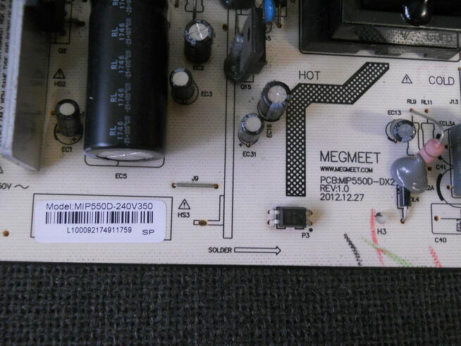 MIP550D - 240V350 z TV - Sharp LC48CFE4042E 2-030