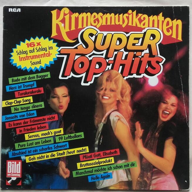 Muzyka akordeonowa, Super Top-Hits, winyl 1984 r.