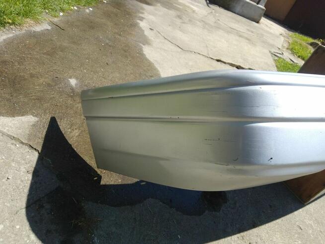 Zderzak przedni przód Hyundai Pony 1991 srebrny