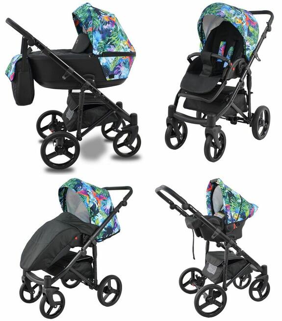 NOWOŚĆ Wózek Dziecięcy Cavo Premium 3w1 Wielofunkcyjny