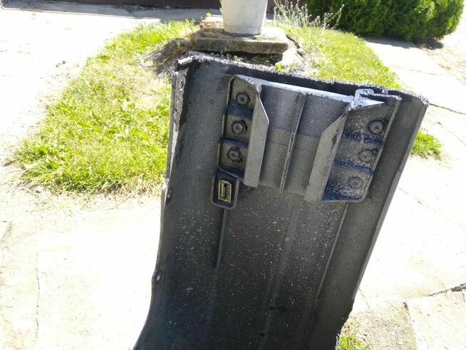 Zderzak przedni przód Hyundai Pony 1991 srebrny