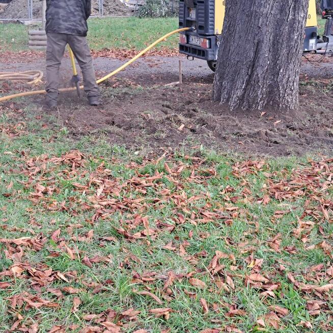 Wynajem AirSpade Wrocław | Bezinwazyjne odsłanianie korzeni