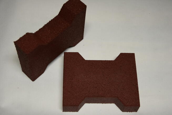 Kostka brukowa gumowa SBR typ behaton 43mm