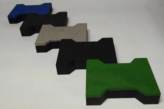 Gumowa kostka gumowa typu behaton parkingowa 43mm SBR