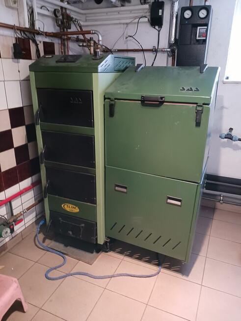 Sprzedam piec CO Sas Slim 23 kW na ekogroszek, węgiel, drewno