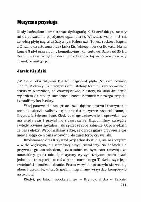 Krzysztof Ścierański - z basem przez życie