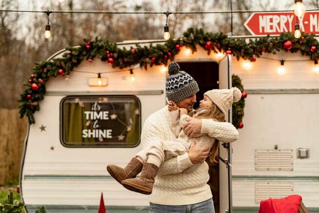 Piękne, rodzinne fotograficzne sesje świąteczne w Krakowie