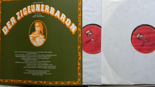 Johan Strauss Der Zigeunerbaron, album 2 LP 1970 r.