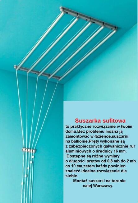 Monter suszarek sufitowych-profesjonalna usługa.