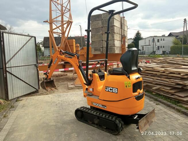 Minikoparka wynajem BEZ OPERATORA Bielsko-Biała-Kozy-Bujaków