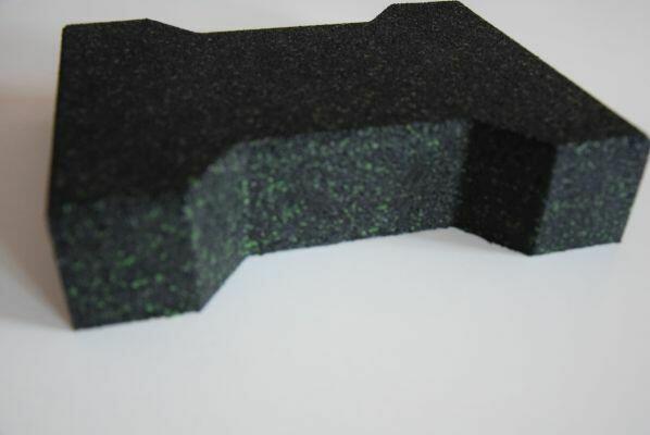 Kostka gumowa typu behaton 43mm kolor SBR EPDM