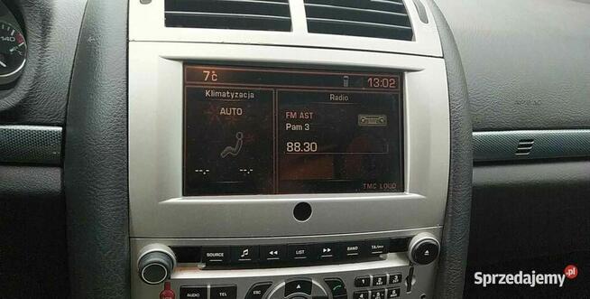 Radio + ekran + panel klimatyzacji + schowek Peugeot 407